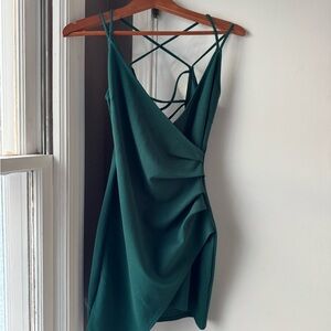 Sexy Green Strappy Dress